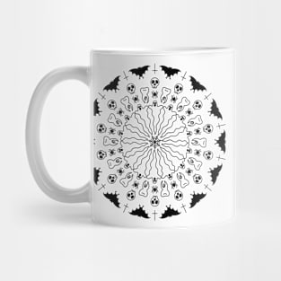 Spooky Mandala Mug